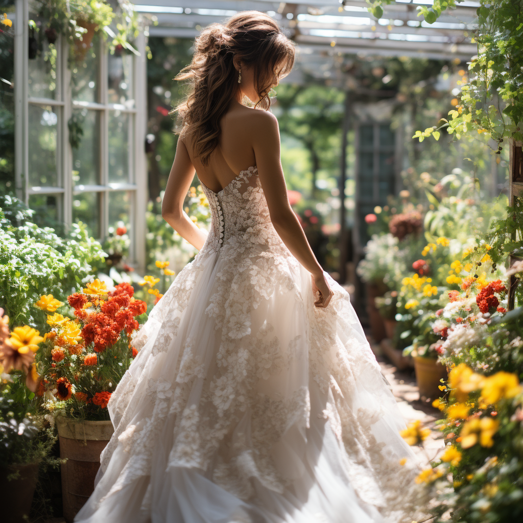 cottagecore wedding dress