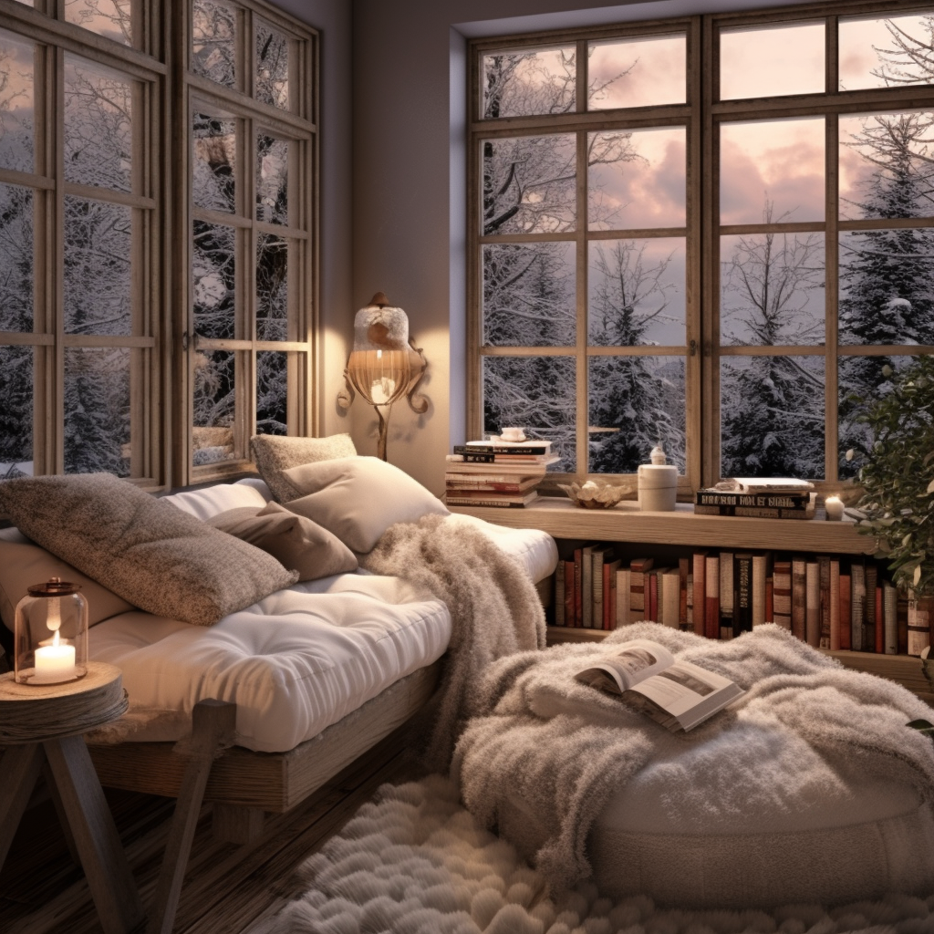 winter cottagecore aesthetic