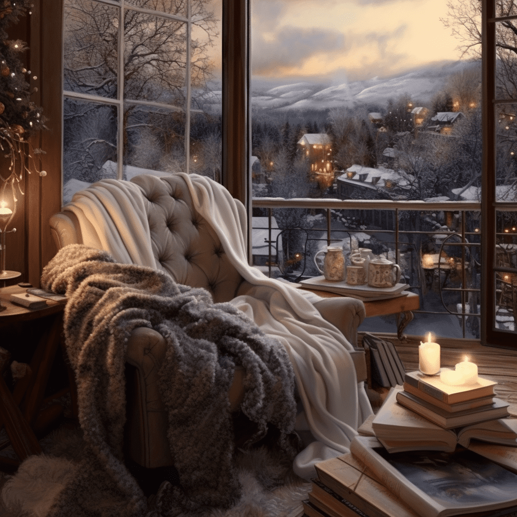 winter cottagecore aesthetic