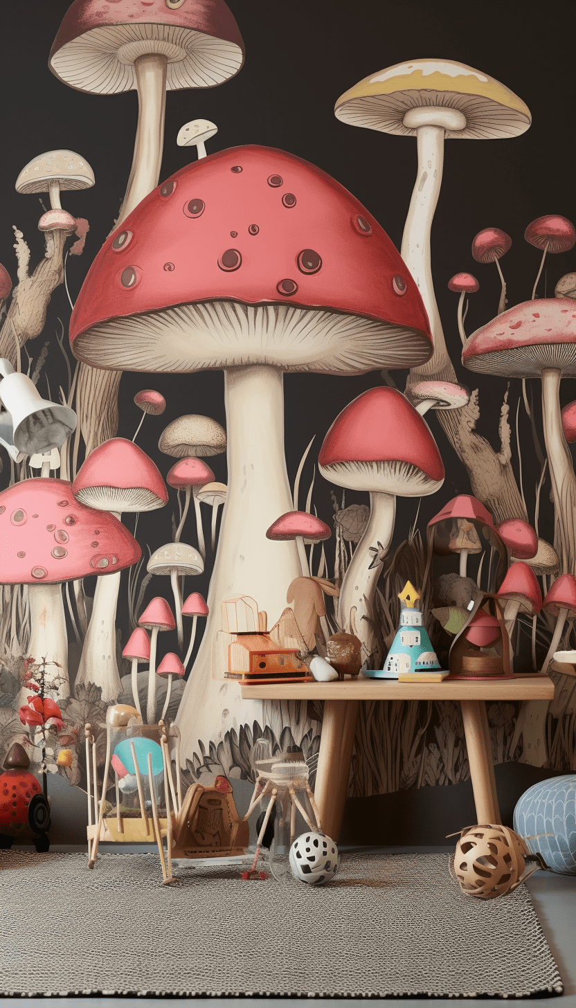 cottagecore wallpaper mushroom