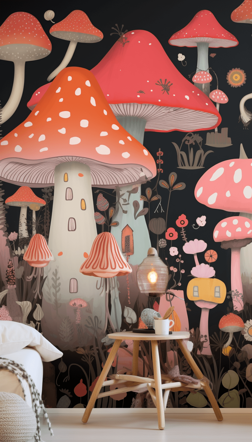 cottagecore wallpaper mushroom