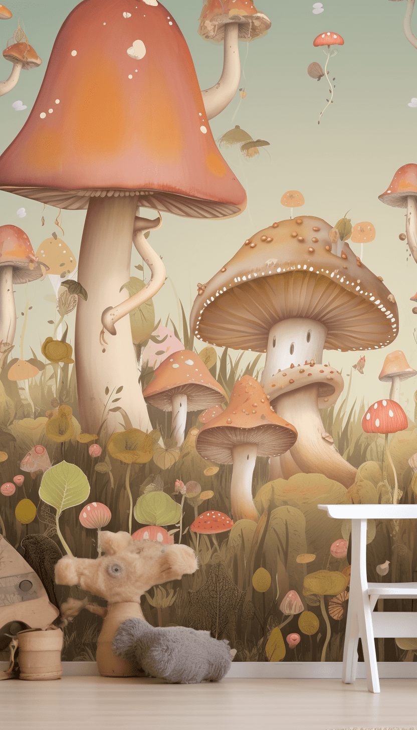 cottagecore wallpaper mushroom