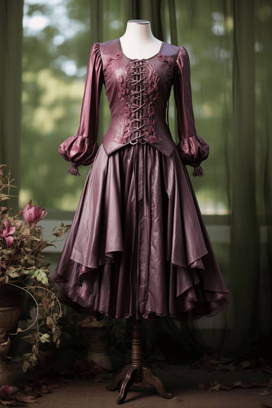 cottagecore dresses with corset