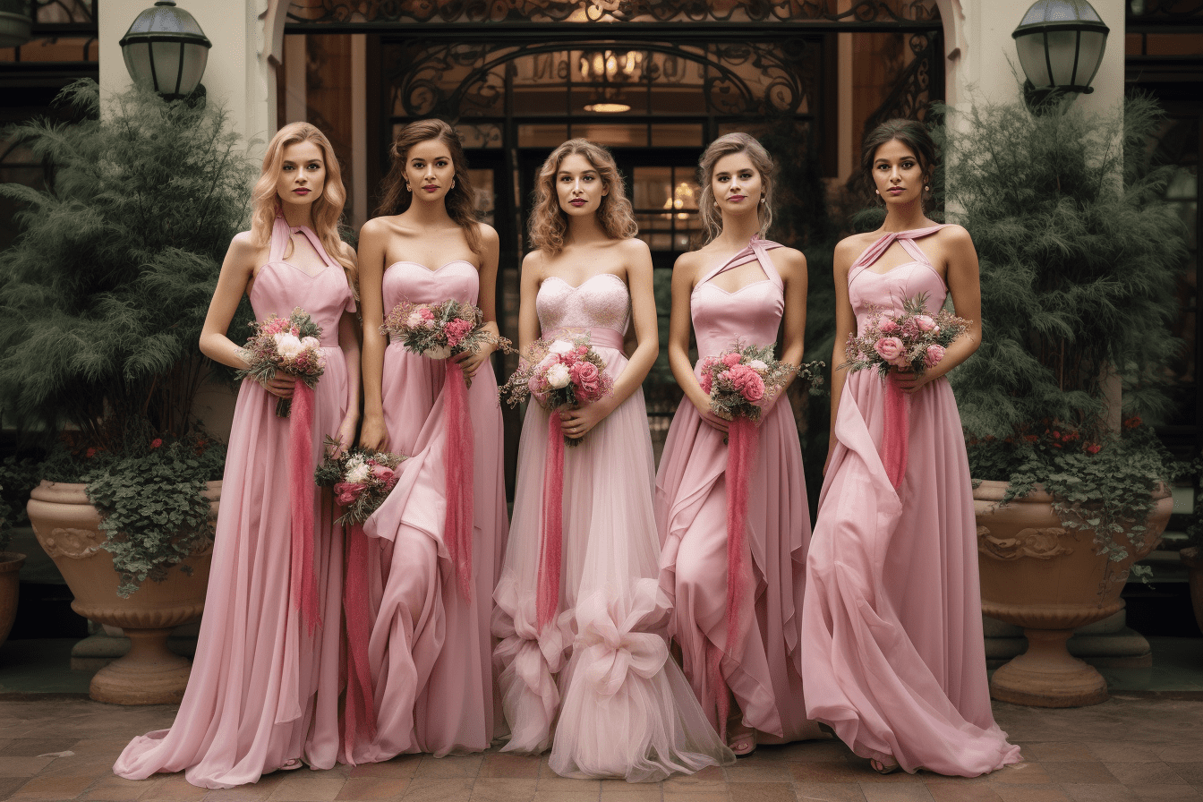 cottagecore bridesmaid dresses