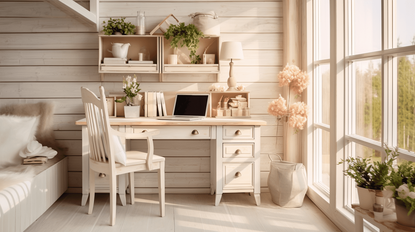 cottagecore desk