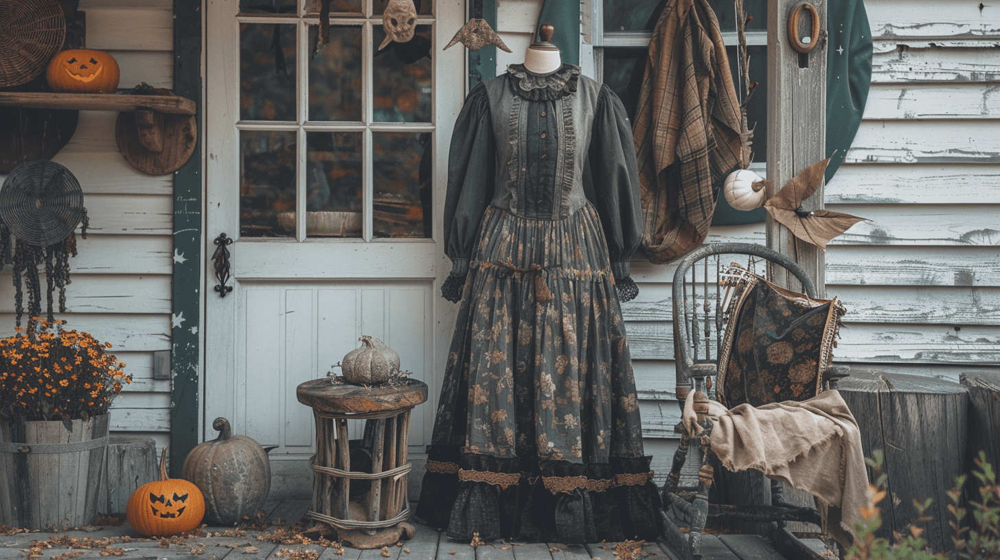 cottagecore witch outfits