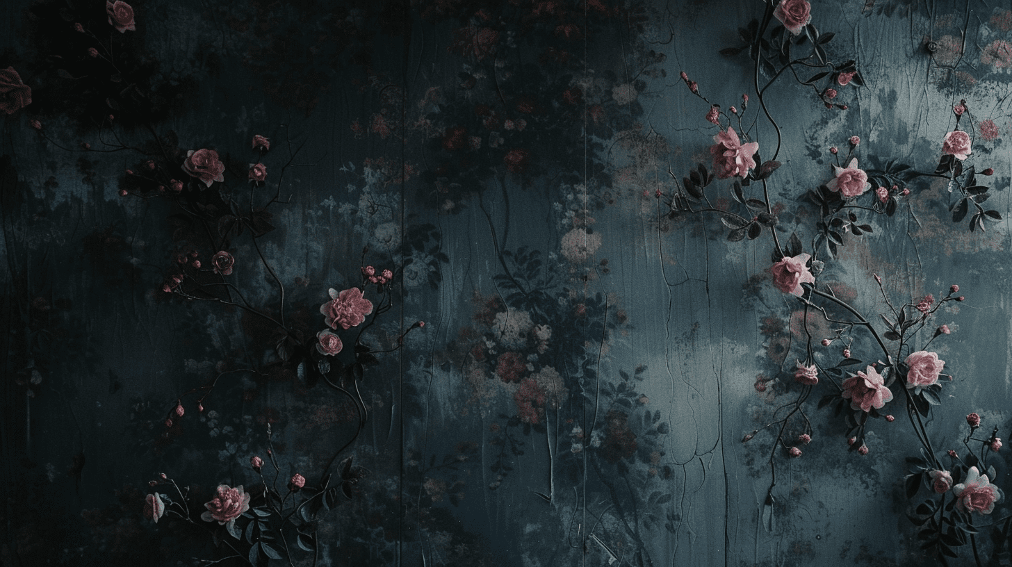 dark cottagecore aesthetic wallpaper