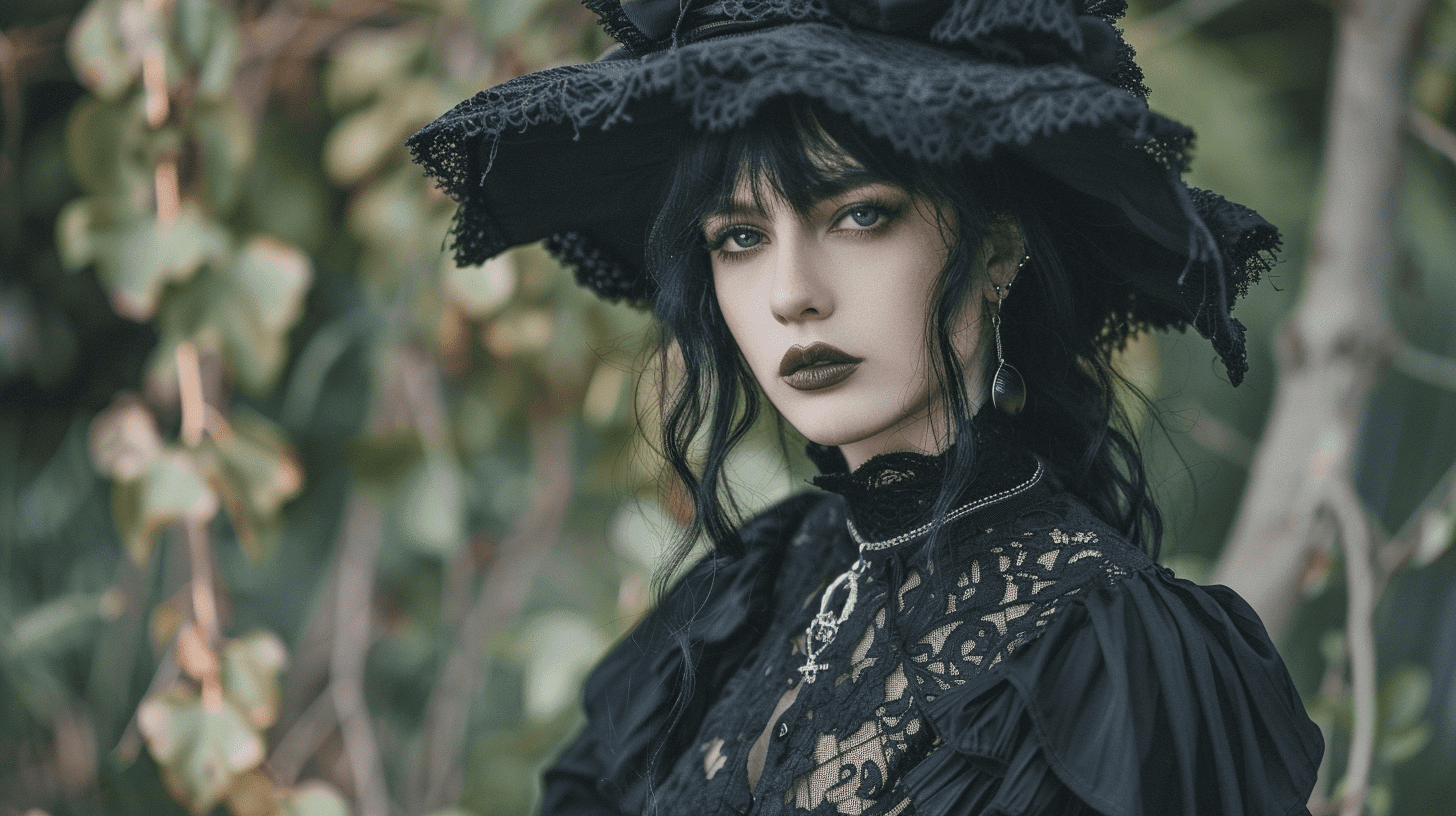 goth cottagecore clothes