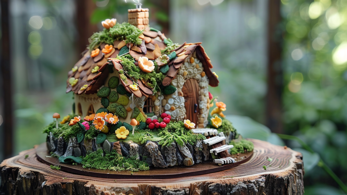 cottagecore cake