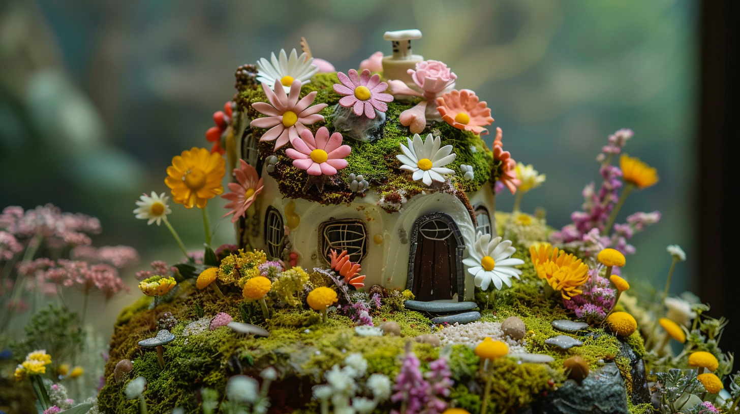 cottagecore cake