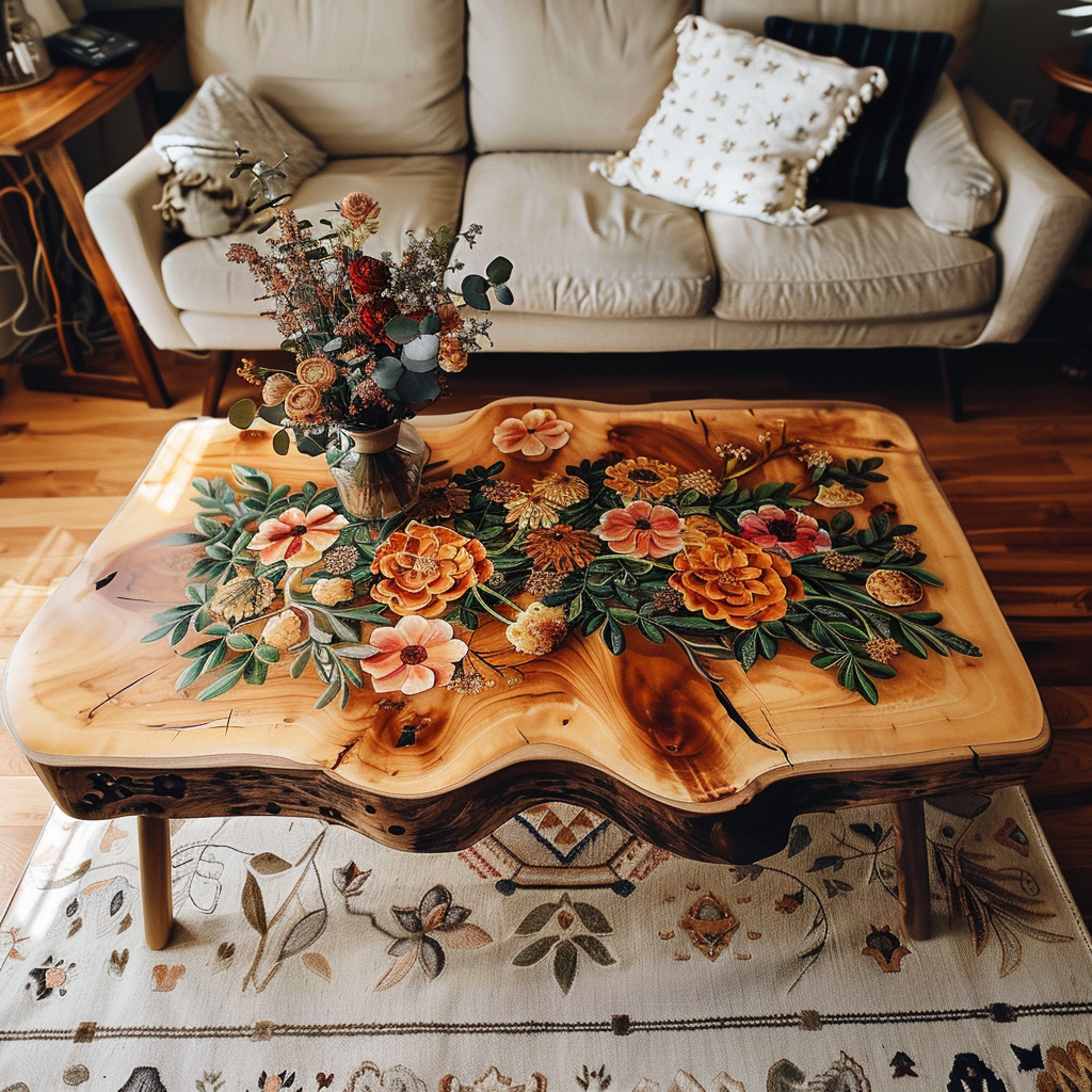 cottagecore coffee table