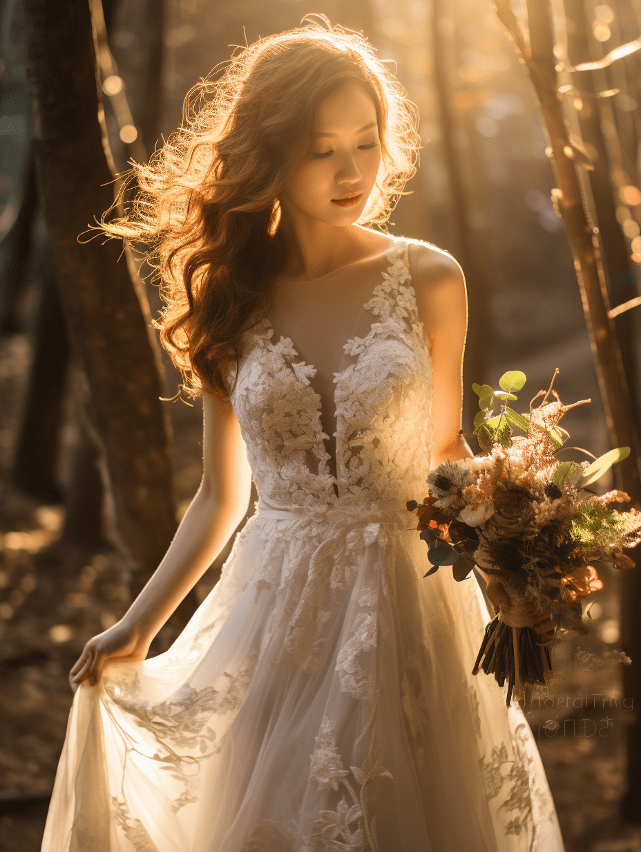 cottagecore wedding dress