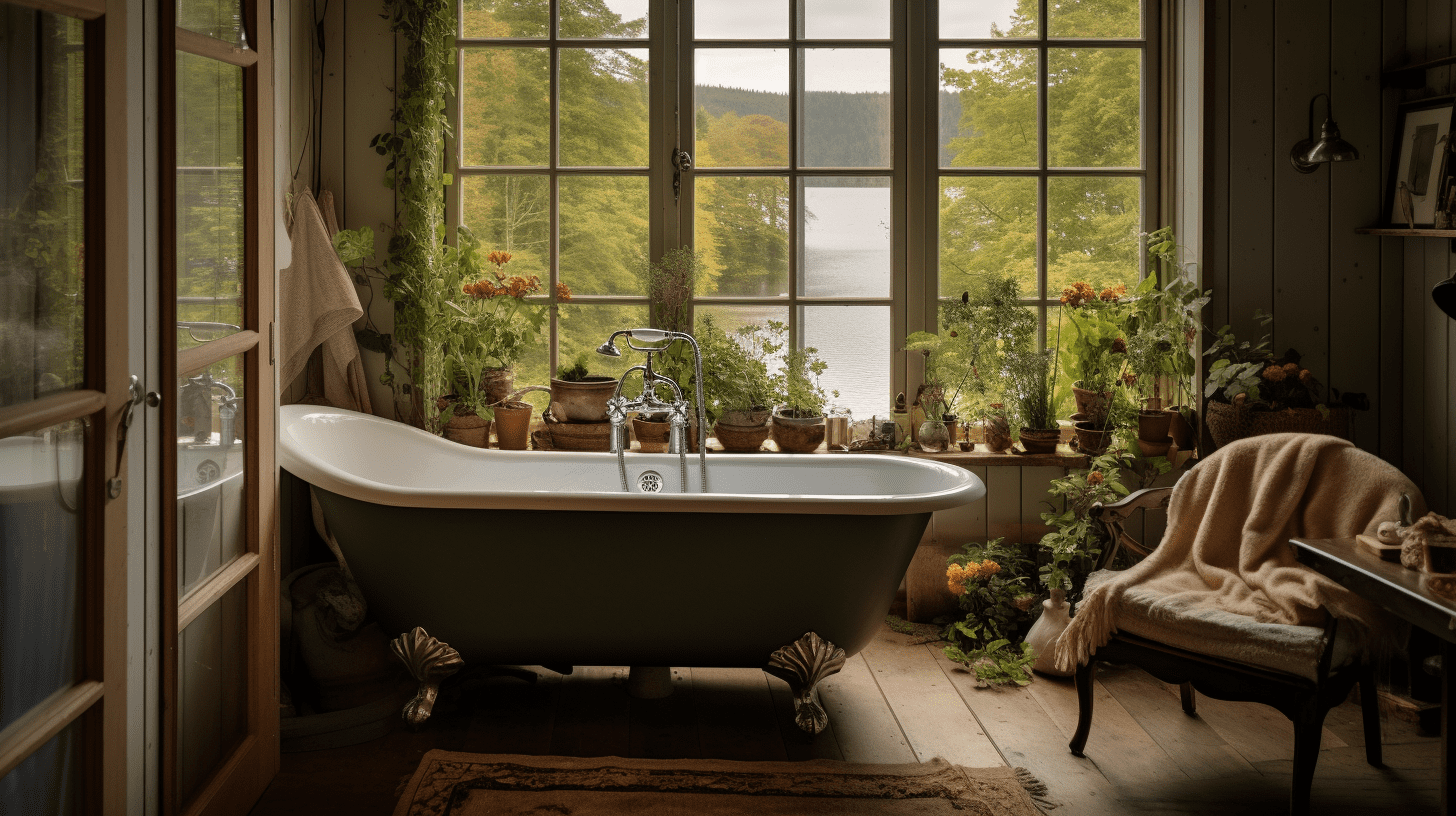 cottagecore bathroom