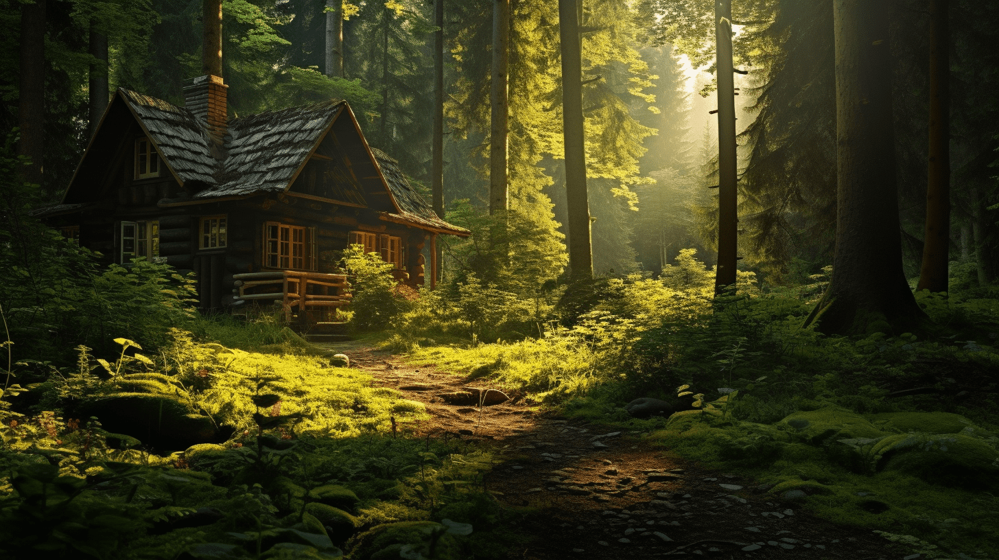 cottagecore forest