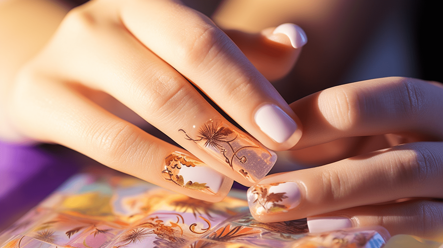 Cottagecore nails