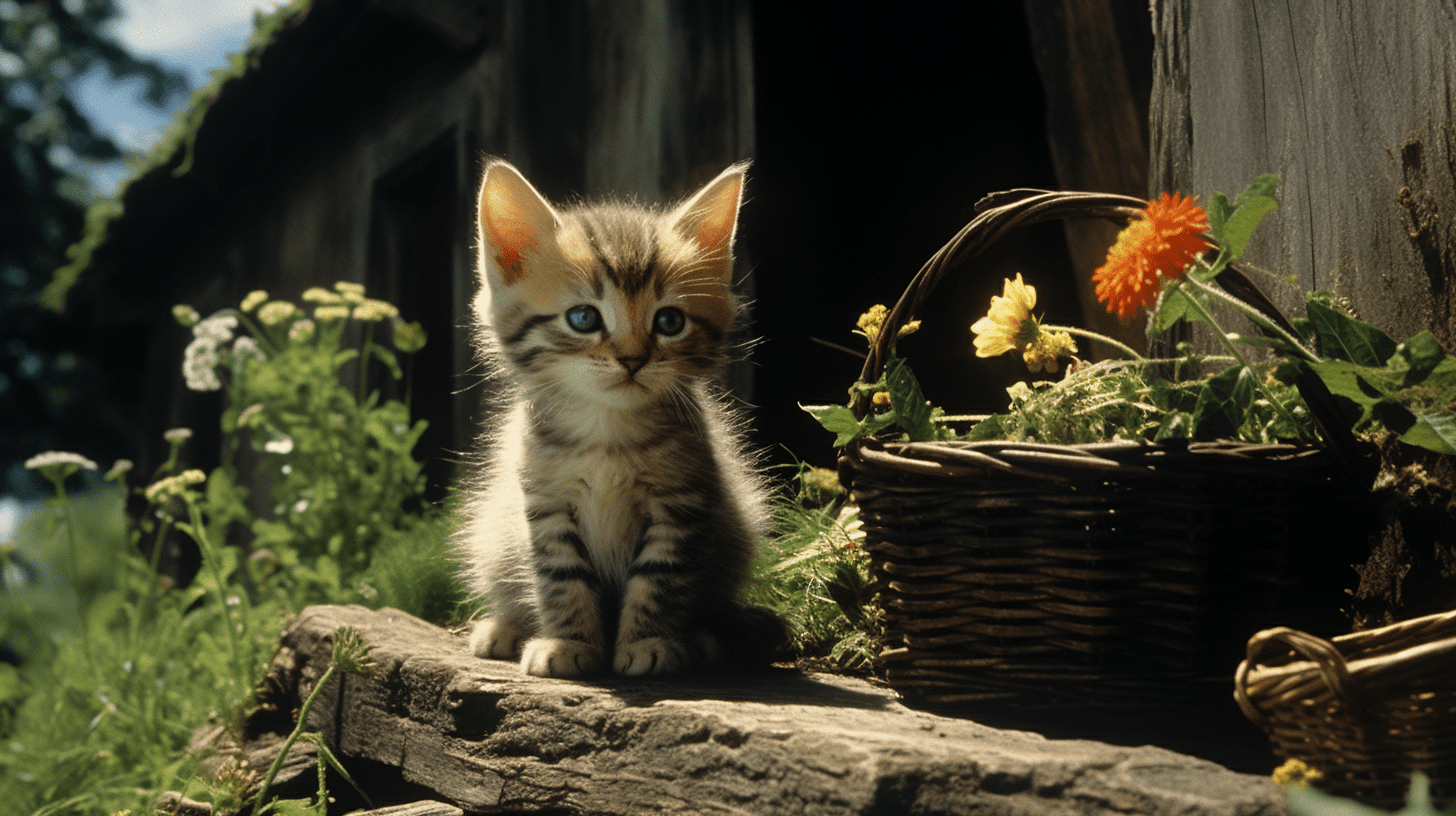 cottagecore cat