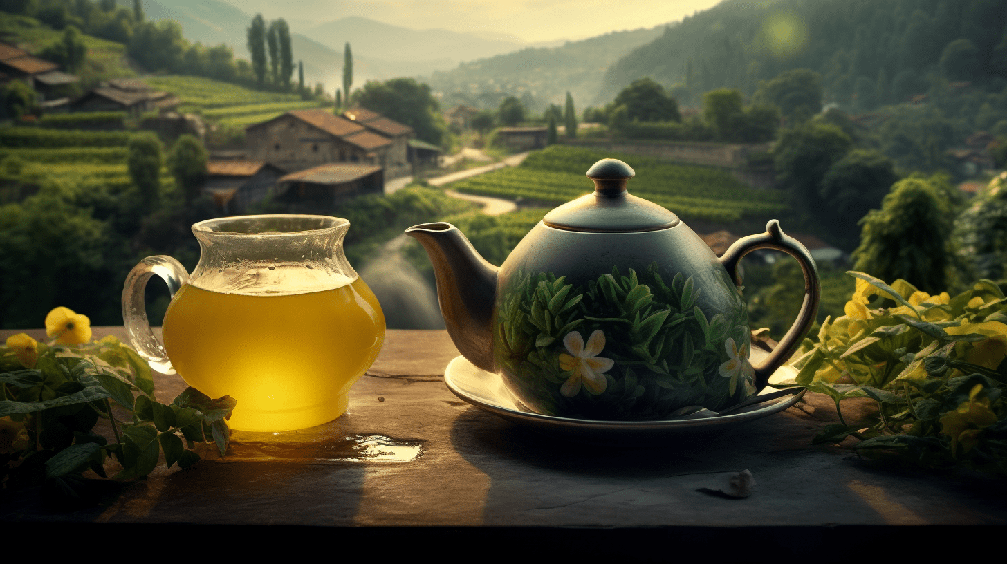 cottagecore teapot