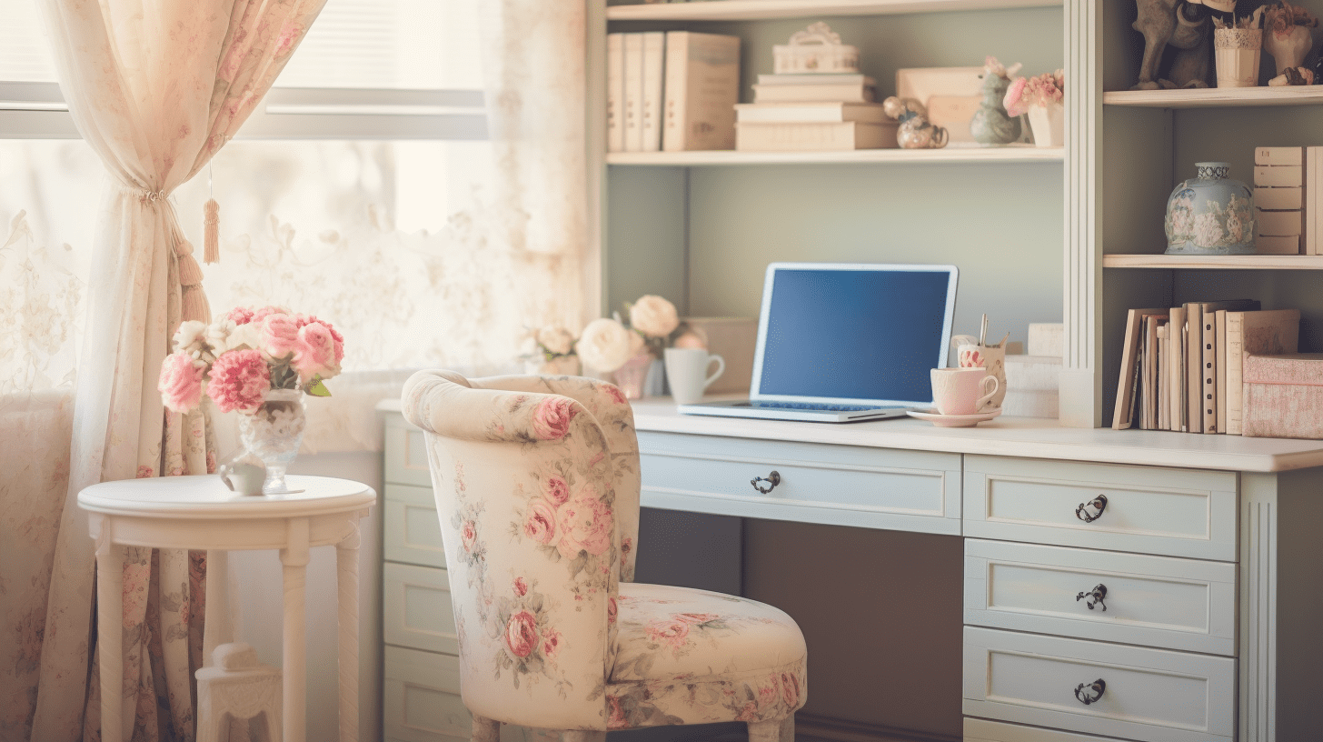 cottagecore desk