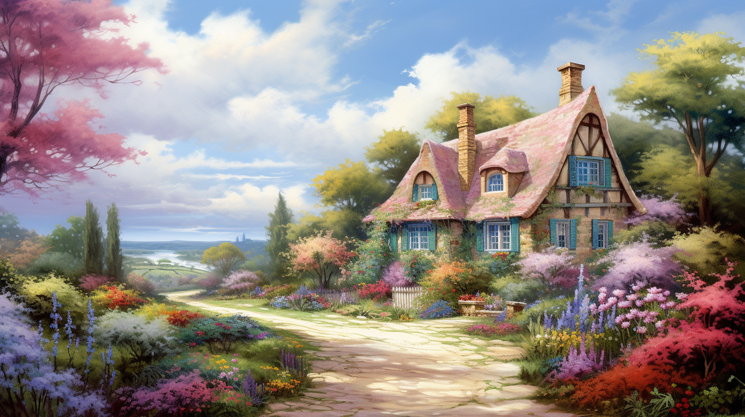 cottagecore painting