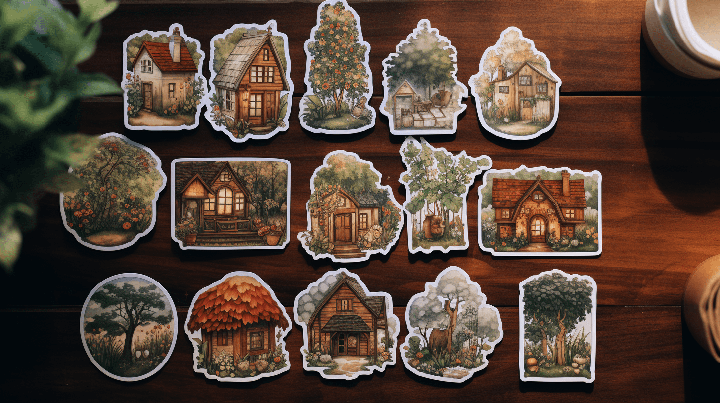 cottagecore sticker