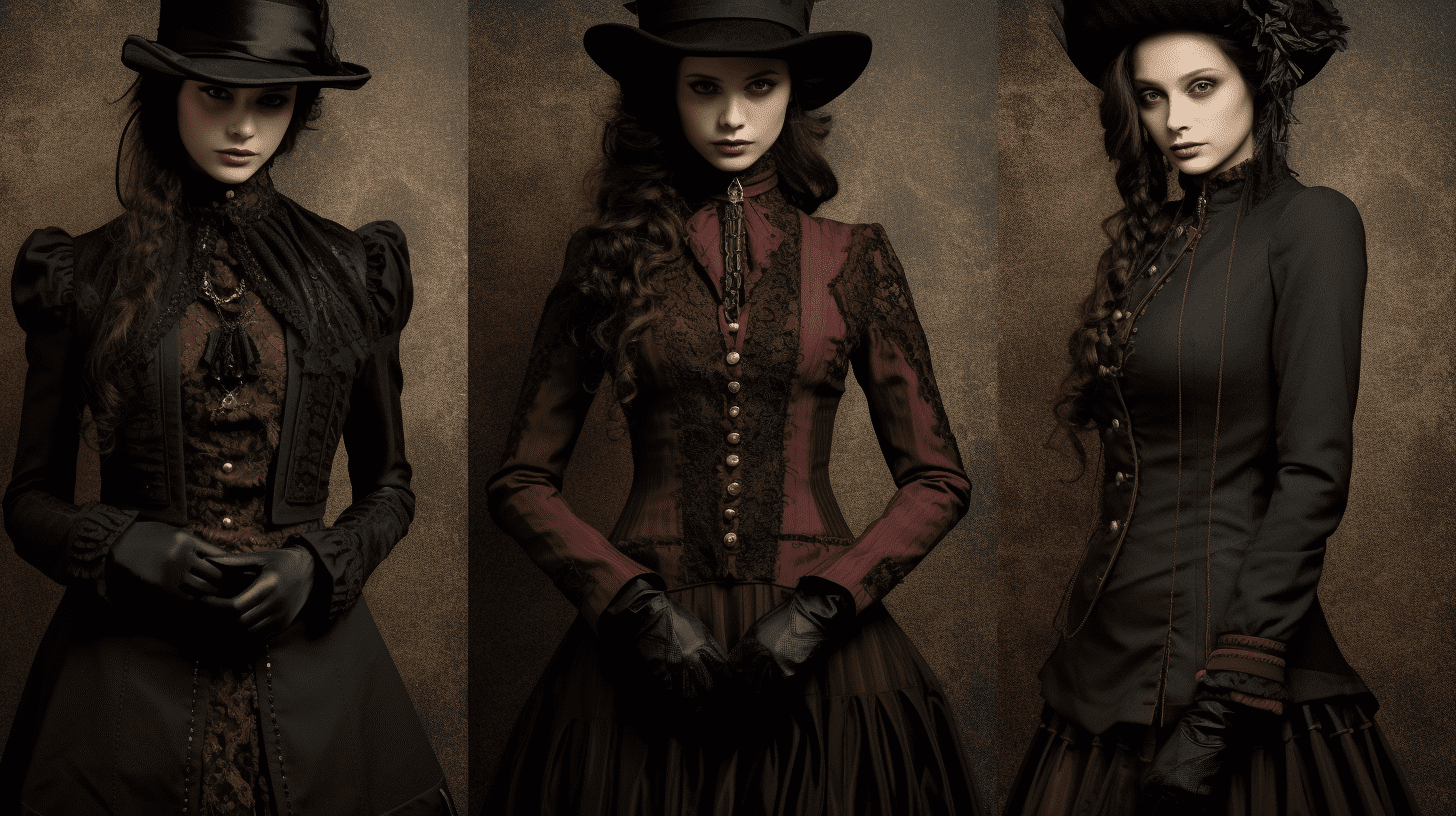 dark cottagecore fashion