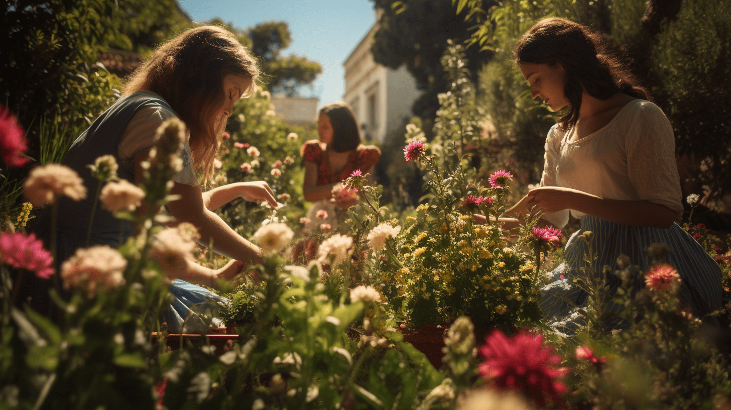 cottagecore gardening