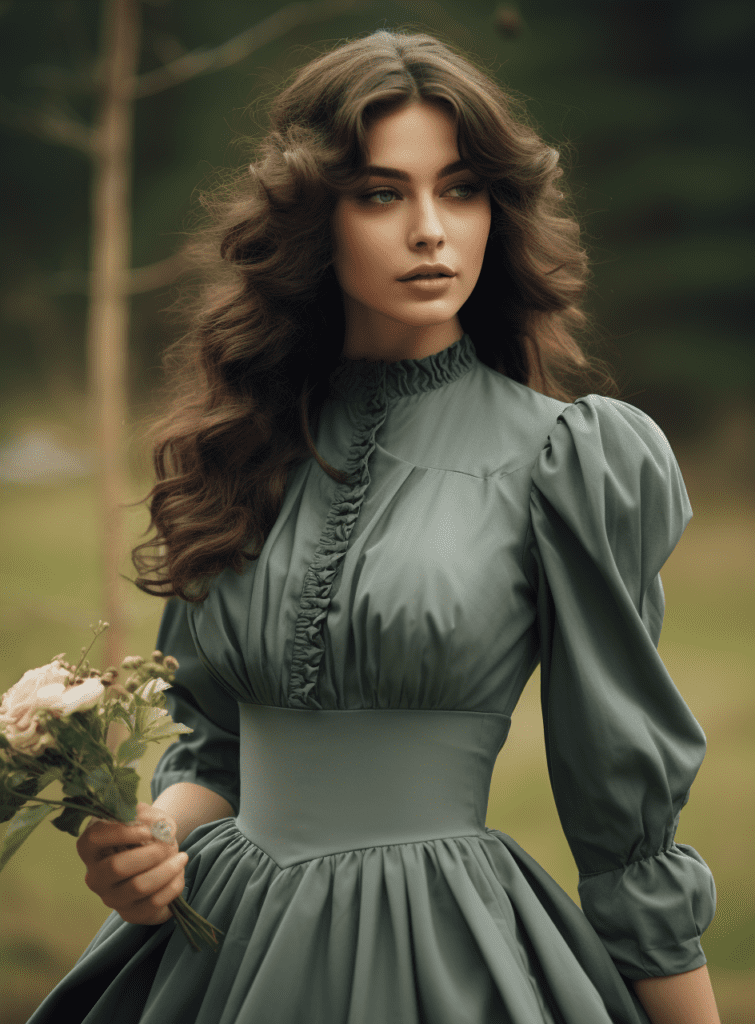"The Perfect Green Cottagecore Dress for a Whimsical Wardrobe ...