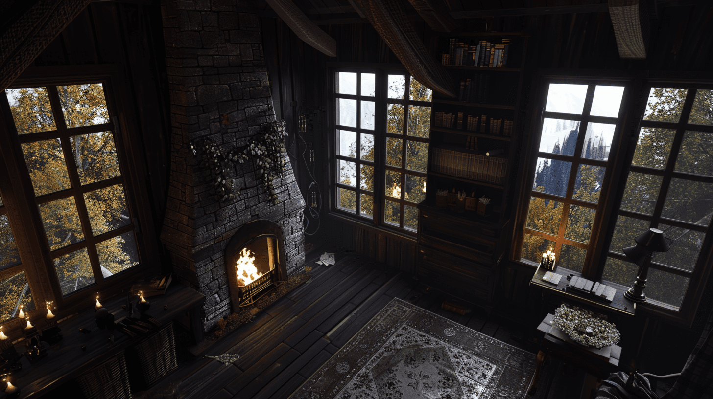 cottagecore dark academia