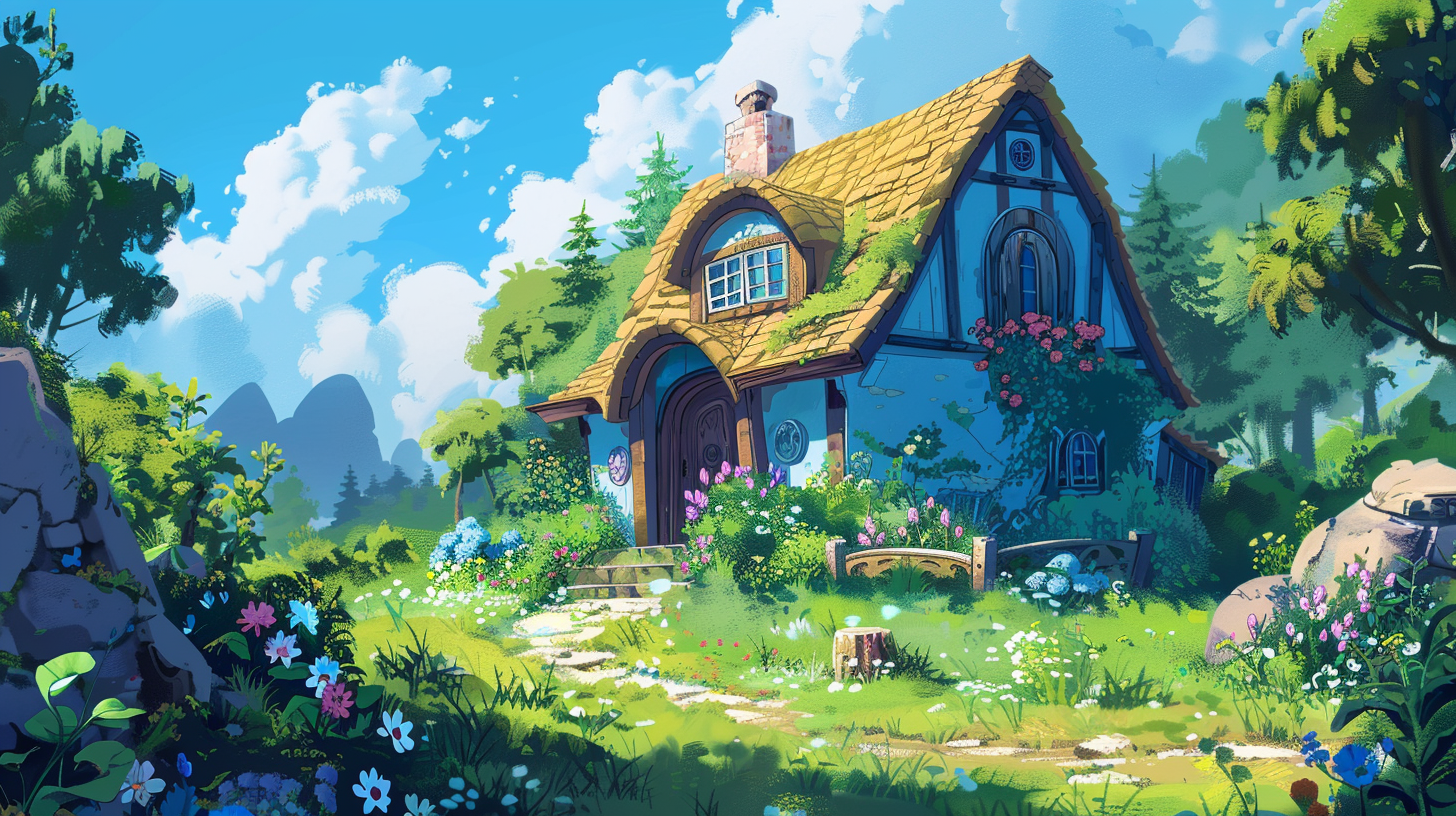 cute cottagecore drawing