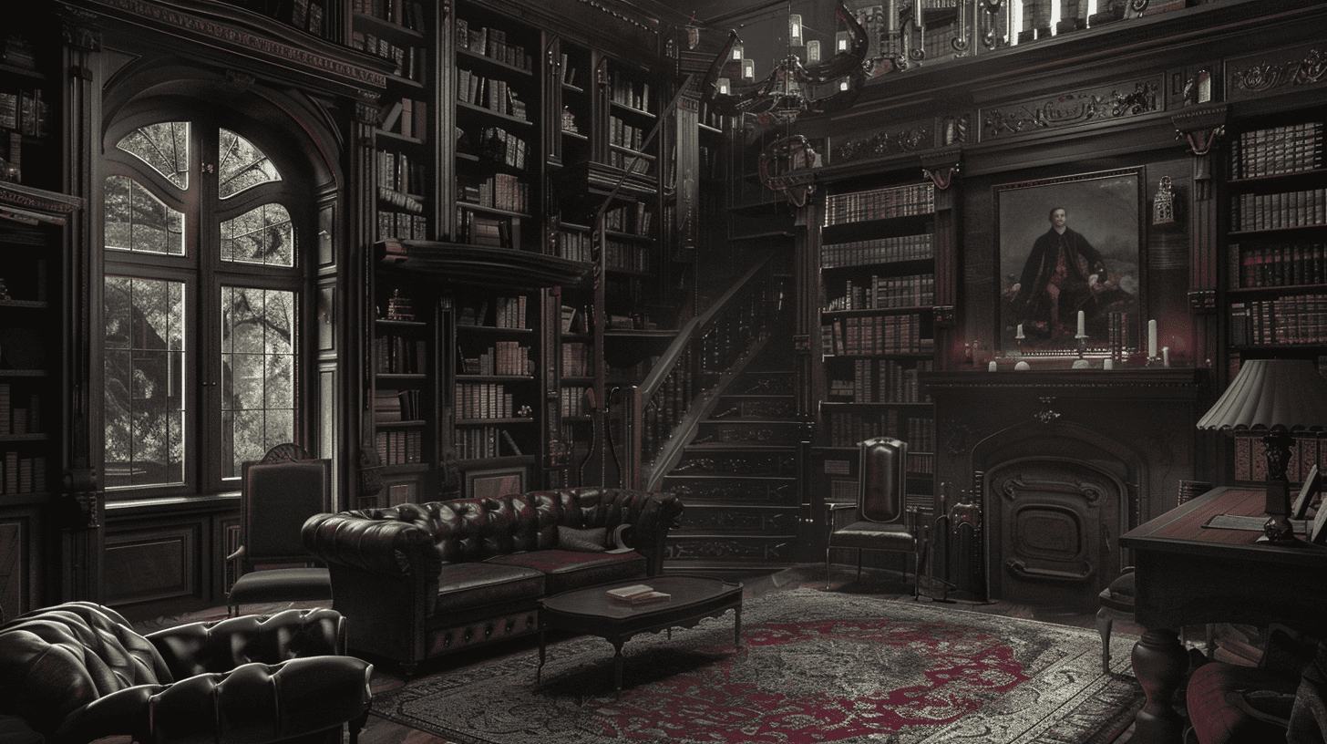 decor dark academia cottagecore