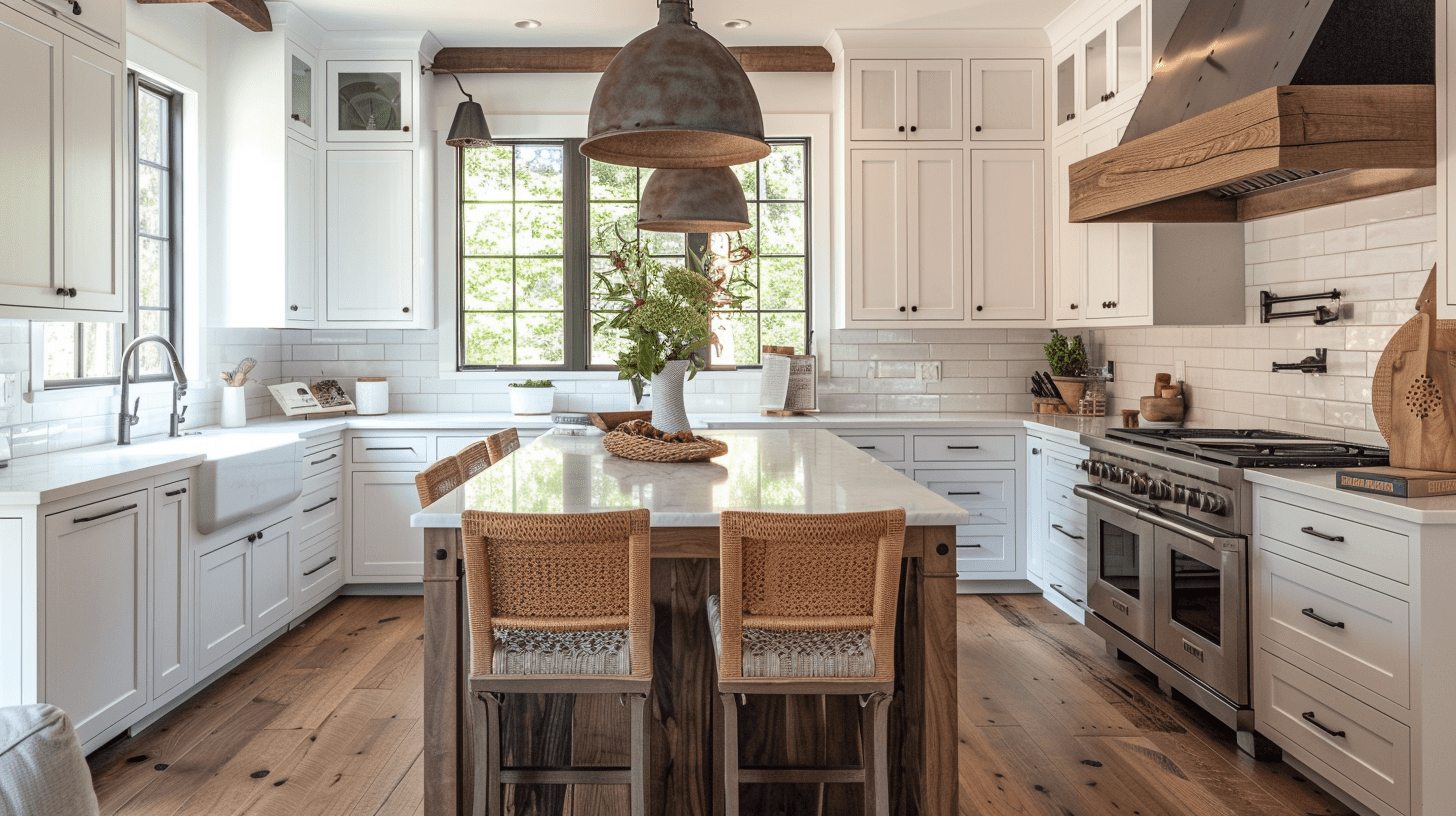 modern cottagecore kitchen