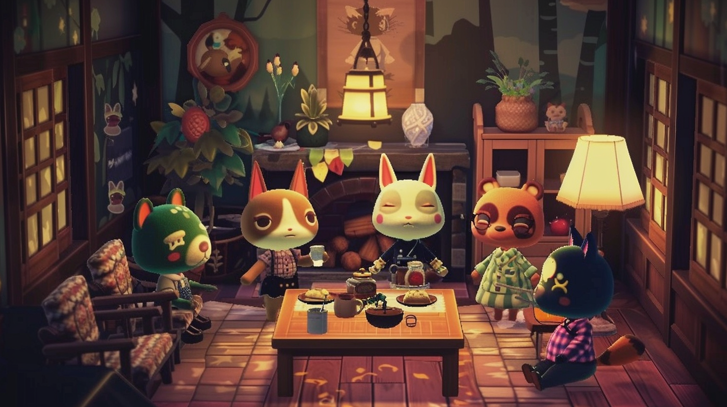 animal crossing cottagecore villagers