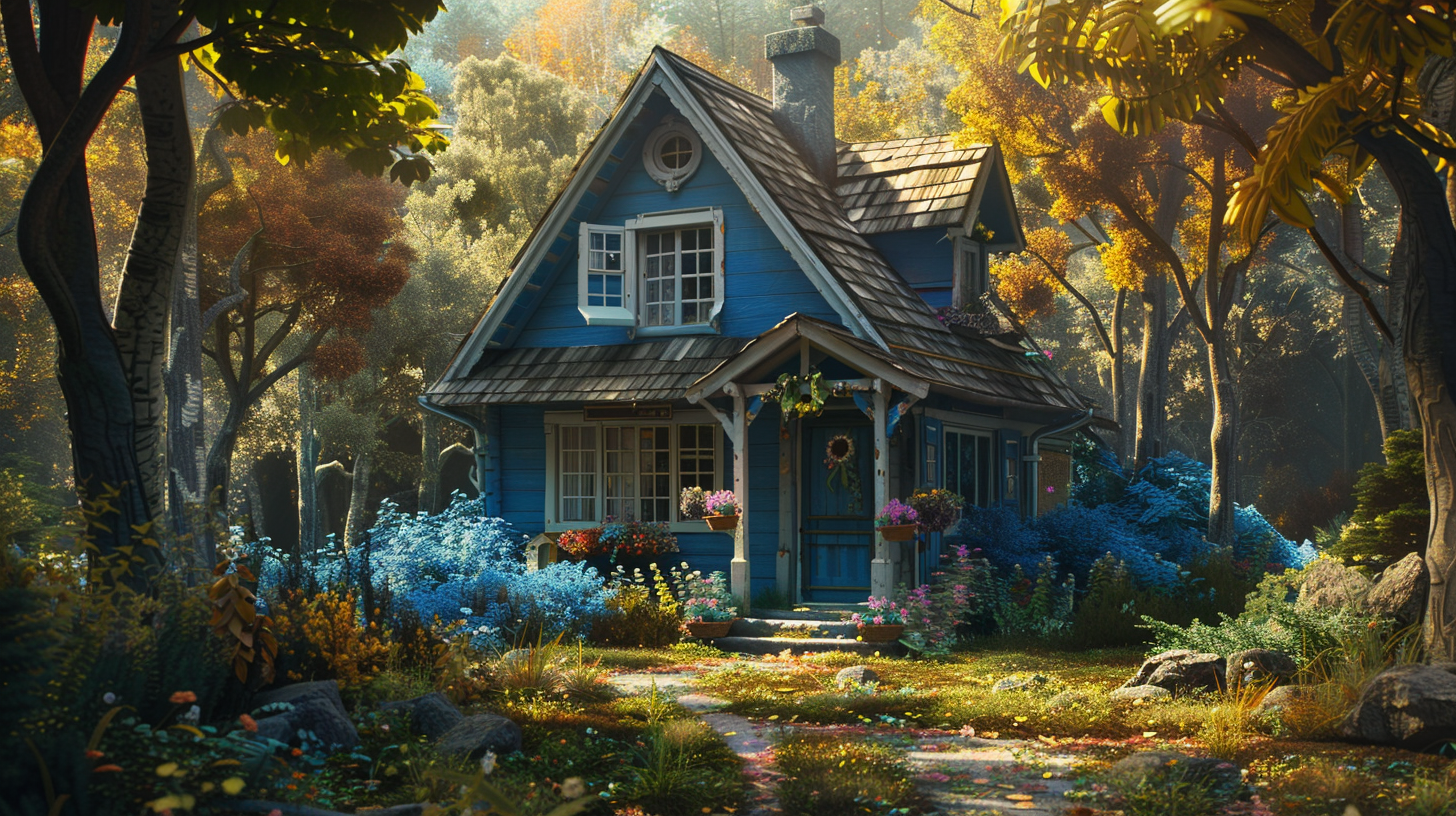cottagecore bluey